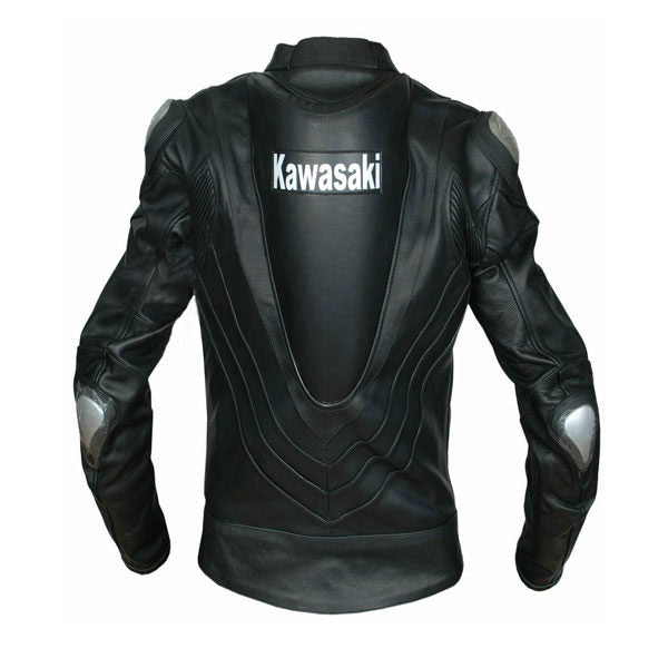 Kawasaki  Motorcycle Genuine Leather Jacket Street Racing Unisex Motorbike Jacket