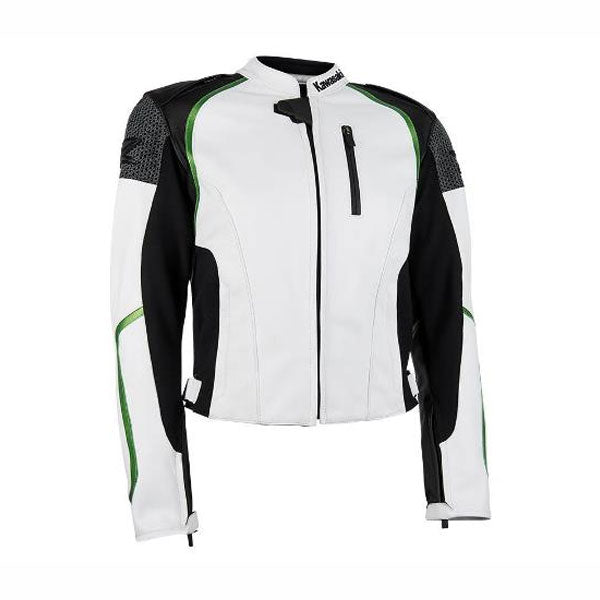 Kawasaki  Motorcycle Genuine Leather Jacket Street Racing Unisex Motorbike Jacket