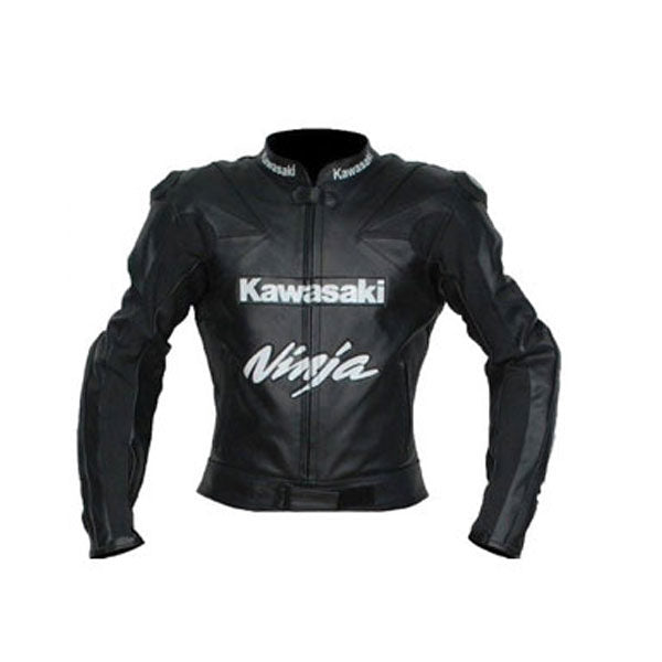 Kawasaki  Motorcycle Genuine Leather Jacket Street Racing Unisex Motorbike Jacket