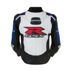 Suzuki  Motorcycle Genuine Leather Jacket Street Racing Unisex Motorbike Jacket