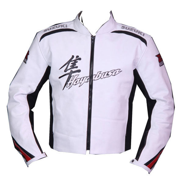 Suzuki  Motorcycle Genuine Leather Jacket Street Racing Unisex Motorbike Jacket