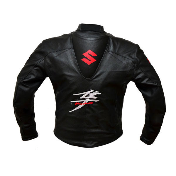 Suzuki  Motorcycle Genuine Leather Jacket Street Racing Unisex Motorbike Jacket