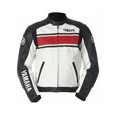 Yamaha Motorcycle Genuine Leather Jacket Street Racing Unisex Motorbike Jacket