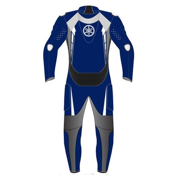 Yamaha Motorbike Racing Suit Motorcycle Genuine Cowhide Leather Protective Suit