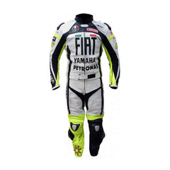 Yamaha Motorbike Racing Suit Motorcycle Genuine Cowhide Leather Protective Suit