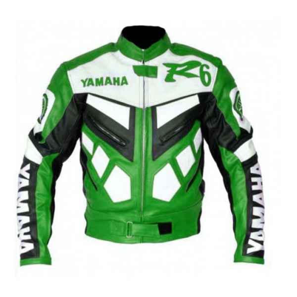 Yamaha Motorcycle Genuine Leather Jacket Street Racing Unisex Motorbike Jacket