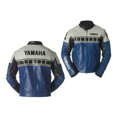 Yamaha Motorcycle Genuine Leather Jacket Street Racing Unisex Motorbike Jacket
