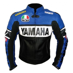 Yamaha Motorcycle Genuine Leather Jacket Street Racing Unisex Motorbike Jacket